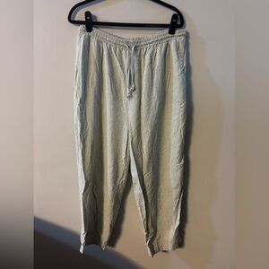 Vintage 100% silk trousers